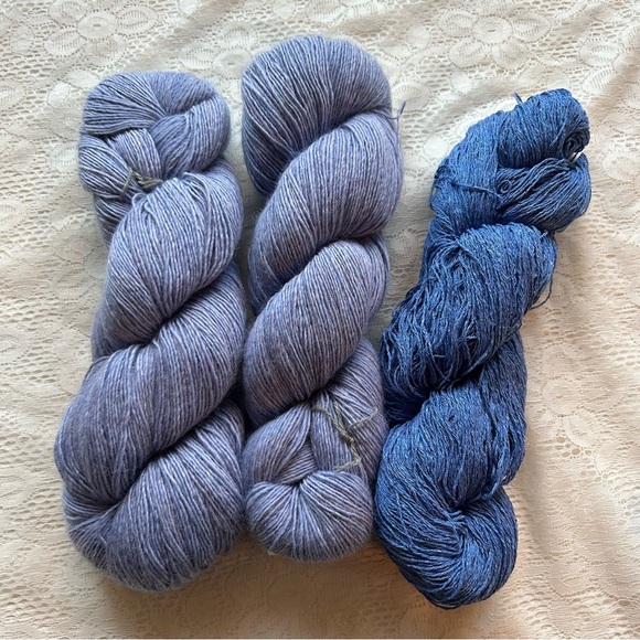 Yarn Purl Soho cattail silk and line weight merino finger weight - Picture 2 of 6